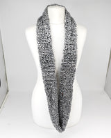 Hand Painted Pashmina Fishnet Infinity Scarf – Large Statement Necklace Scarf