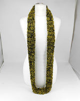 Hand Painted Pashmina Fishnet Infinity Scarf – Large Statement Necklace Scarf