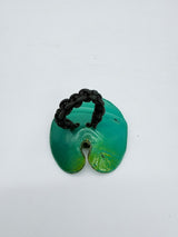 Coccoloba leaves Ring - handmade from recycled plastic water bottles