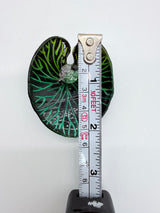 Coccoloba leaves Ring - handmade from recycled plastic water bottles