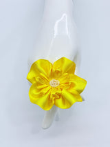 Handmade Adjustable Poppy Flower Ring – Statement Floral Jewelry Gift for Mom & Girlfriend