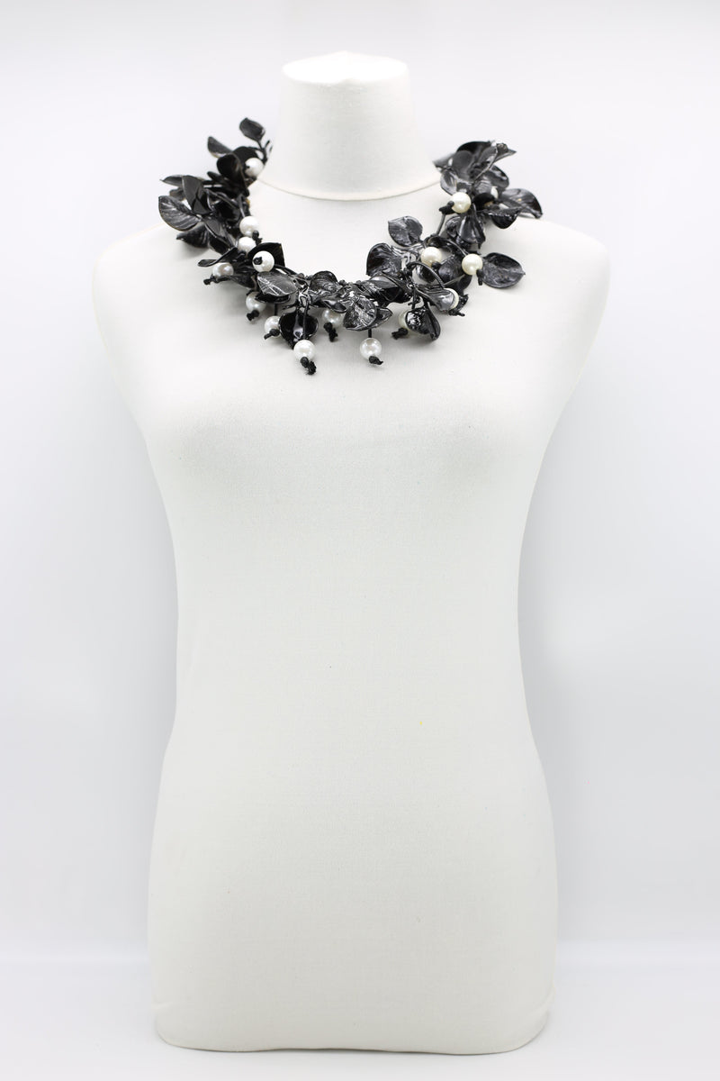POTHOS PLANT NECKLACE-MADE FROM RECYCLED PLASTIC BOTTLES
