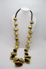 Handmade Pangium Seed Necklace – Bold, Lightweight, and Perfect for Every Occasion