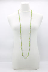 Elegant Crystal Cube Necklace – Handmade & Minimalist - Medium