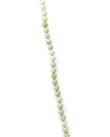 Vintage Onyx light green tiny beads with square turquoise stone pendnat necklace