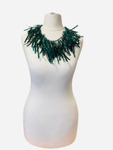 Jimi Hendrix Recycled Plastic Bottles Fringe Necklace - Short