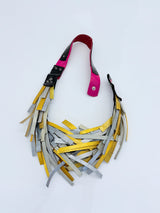 Hummingbird Nest Neckalce From Recycled Leather