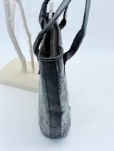 Handmade Recycled Leather Shoulder Bag – Bohemian & Artistic Design