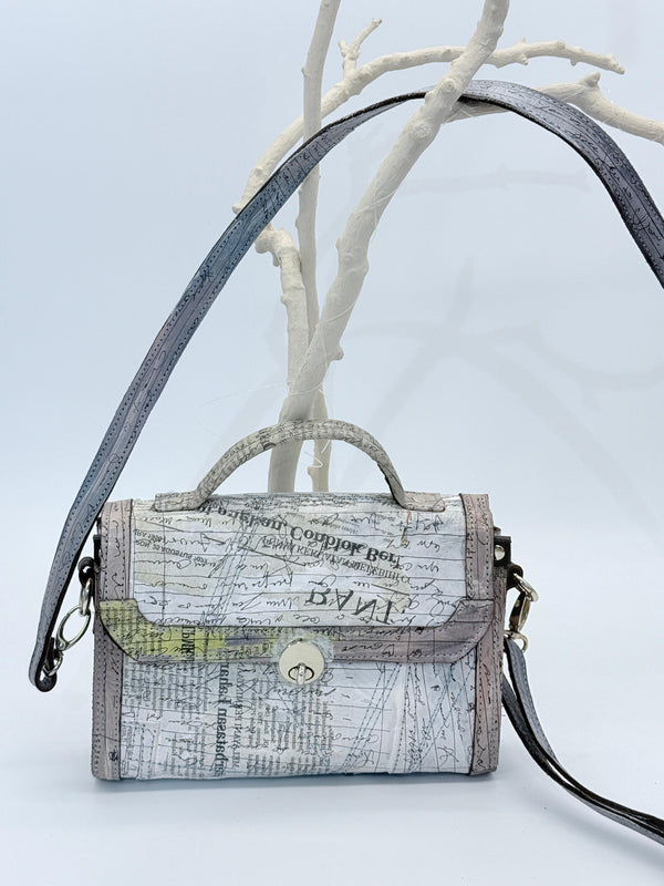 Handmade Micro Bag – Recycled Leather, Bohemian Crossbody & Handbag