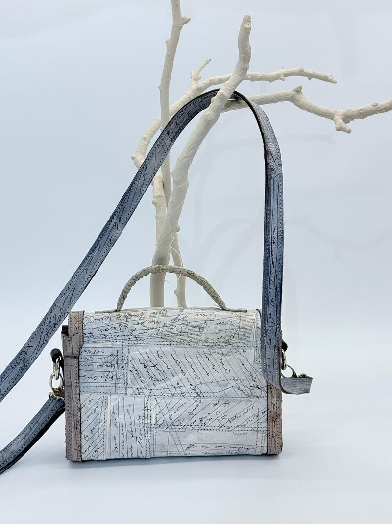 Handmade Micro Bag – Recycled Leather, Bohemian Crossbody & Handbag