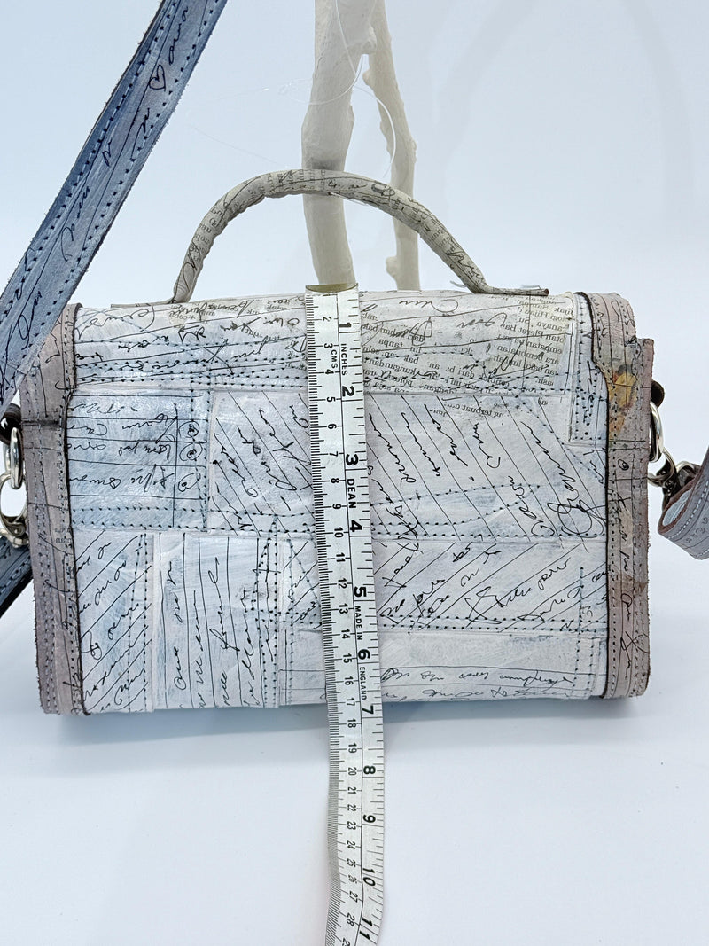 Handmade Micro Bag – Recycled Leather, Bohemian Crossbody & Handbag