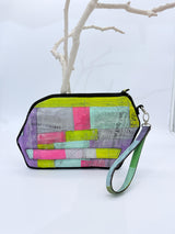Handmade Recycled Leather Clutch – Eco-Friendly, Unique Bohemian Bag