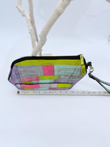 Handmade Recycled Leather Clutch – Eco-Friendly, Unique Bohemian Bag