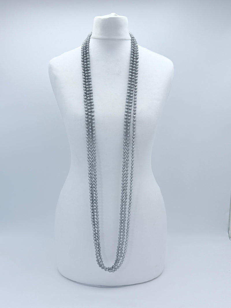 Handmade 3 Strand Recycled Wood Necklace – Artistic UFO Beads