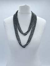 Handmade 3 Strand Recycled Wood Necklace – Artistic UFO Beads