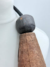 Vintage Tribal Silver Tube Necklace -  Limited Edition