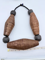 Vintage Tribal Silver Tube Necklace -  Limited Edition