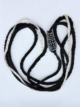 Rouge Ribbon Wrap Necklace