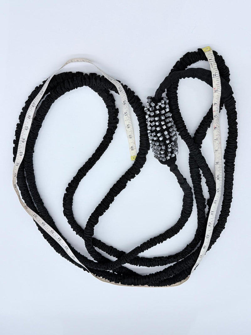 Rouge Ribbon Wrap Necklace