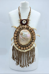 Handmade Asmat Shells Necklace - "Spiritwatch Shell Necklace - Limited Release"