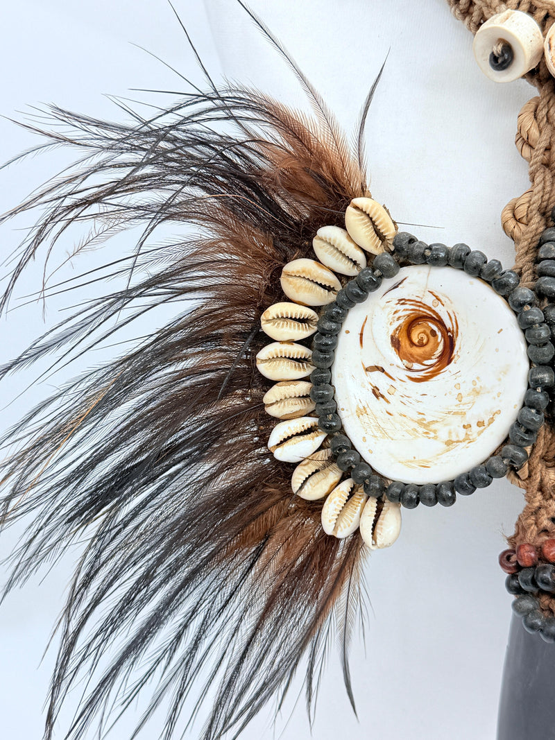 Handmade Spirit Bird Headhunter Necklace – Limited Edition