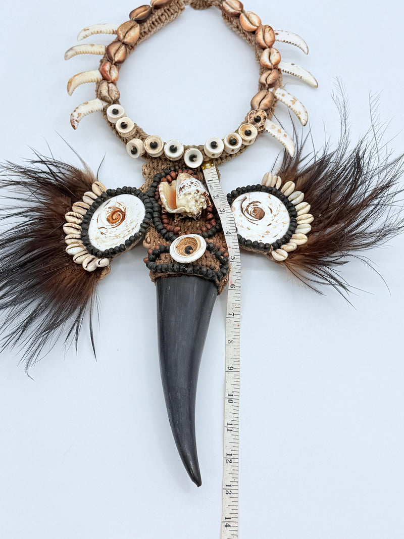 Handmade Spirit Bird Headhunter Necklace – Limited Edition