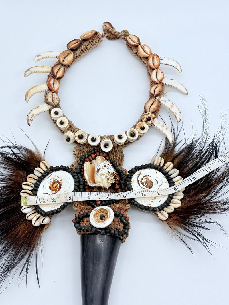 Handmade Spirit Bird Headhunter Necklace – Limited Edition