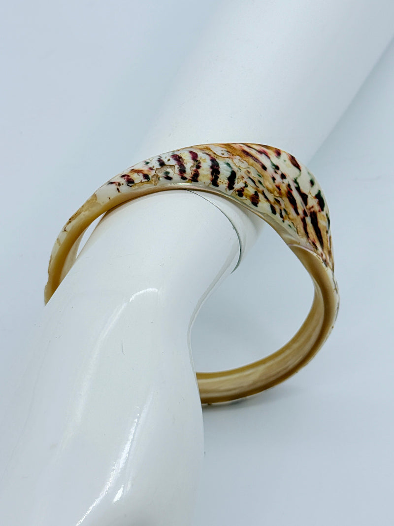 Asmat Vintage Shell Cascade Bangle Trio – Limited Edition