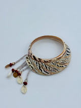 Asmat Vintage Shell Cascade Bangle Trio – Limited Edition