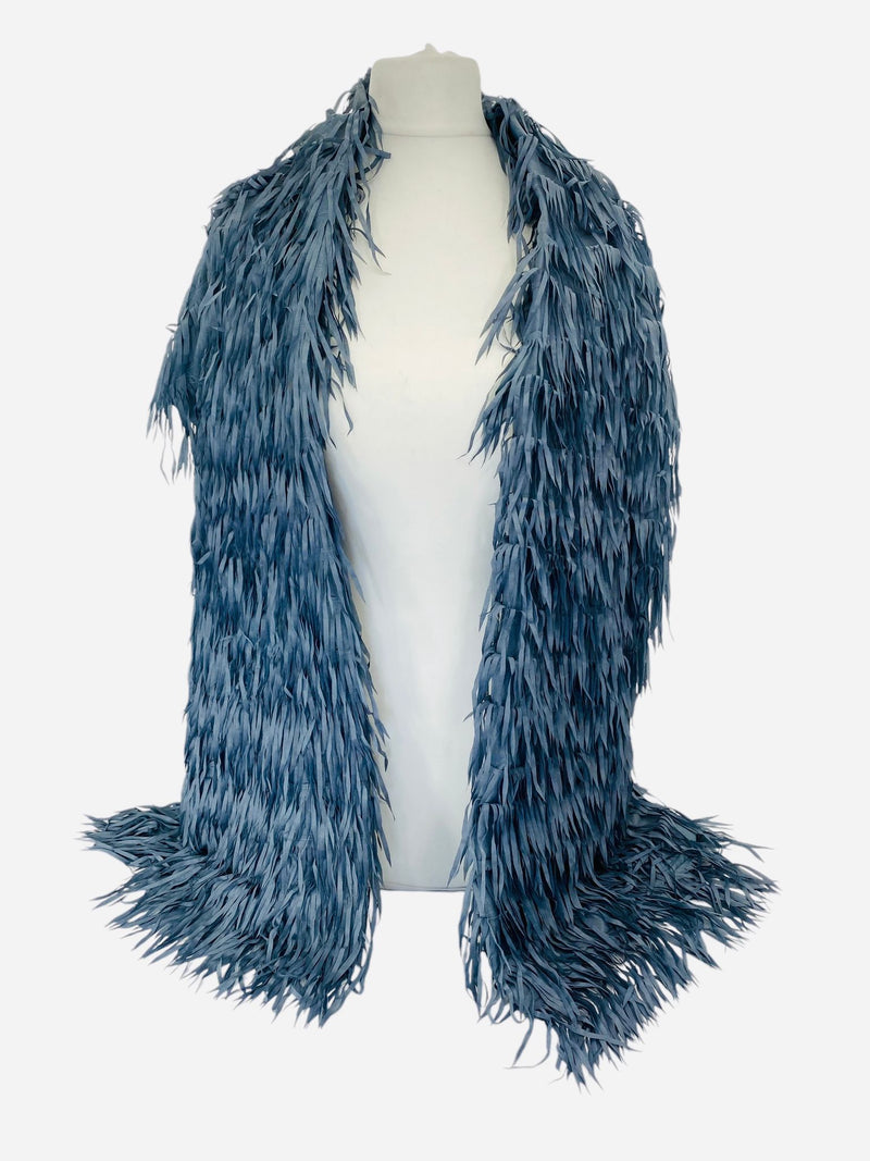 Rectangular Fringe Shawl - Long