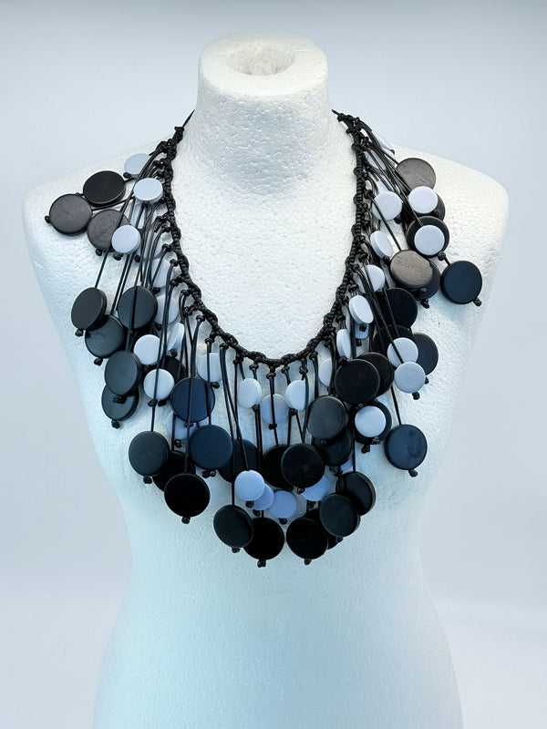 Coin Cape-style Necklace - Duo