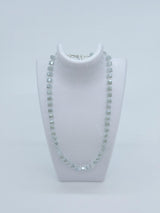 Small Crystal Cube Bead Necklace – Modern Classic Sparkle
