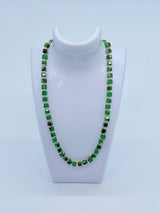 Small Crystal Cube Bead Necklace – Modern Classic Sparkle