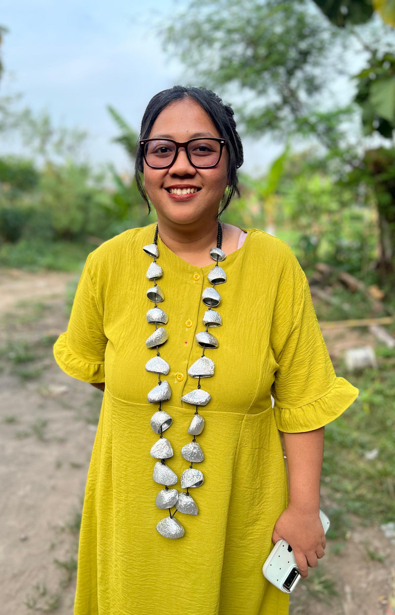 Handmade Pangium Seed Necklace – Bold, Lightweight, and Perfect for Every Occasion