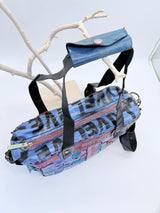 Hand Crafted Rainbow Travel Bag With LOVE From Recycled Leather
