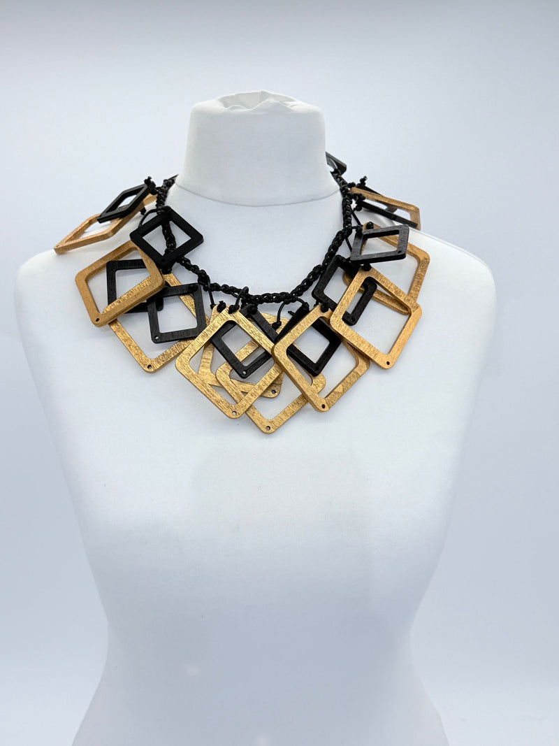Geometric Necklace - Duo - Short