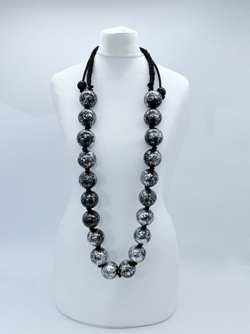 Giant Beads Necklaces - Hand gilded