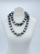 Austrian Big Diamond Beads Necklaces - Hand painted
