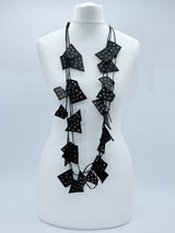 Recycled Leather Irregular Shapes - Bronze Grommets