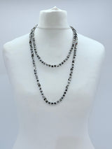 Elegant Crystal Cube Necklace – Handmade & Minimalist - Medium