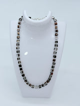 Small Crystal Cube Bead Necklace – Modern Classic Sparkle