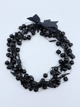 6-strand crystal tube mixed with crystal eggs necklace