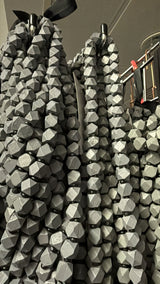 Faceted Wooden Beads Necklaces Set - Small