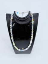 Small Crystal Cube Bead Necklace – Modern Classic Sparkle