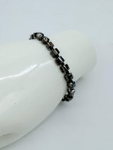 Small Crystal Cube Bead Picasso Bracelet – Modern Classic Sparkle