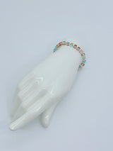 Small Crystal Cube Bead Picasso Bracelet – Modern Classic Sparkle