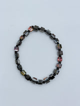 Small Crystal Cube Bead Picasso Bracelet – Modern Classic Sparkle