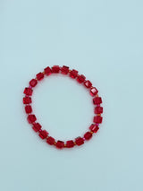 Small Crystal Cube Bead Picasso Bracelet – Modern Classic Sparkle