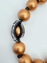 Jimi Hendrix Recycled Wooden Beads PEACE Necklace