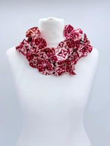 Handmade Recycled Fabric Lotus Leaves Neckalce